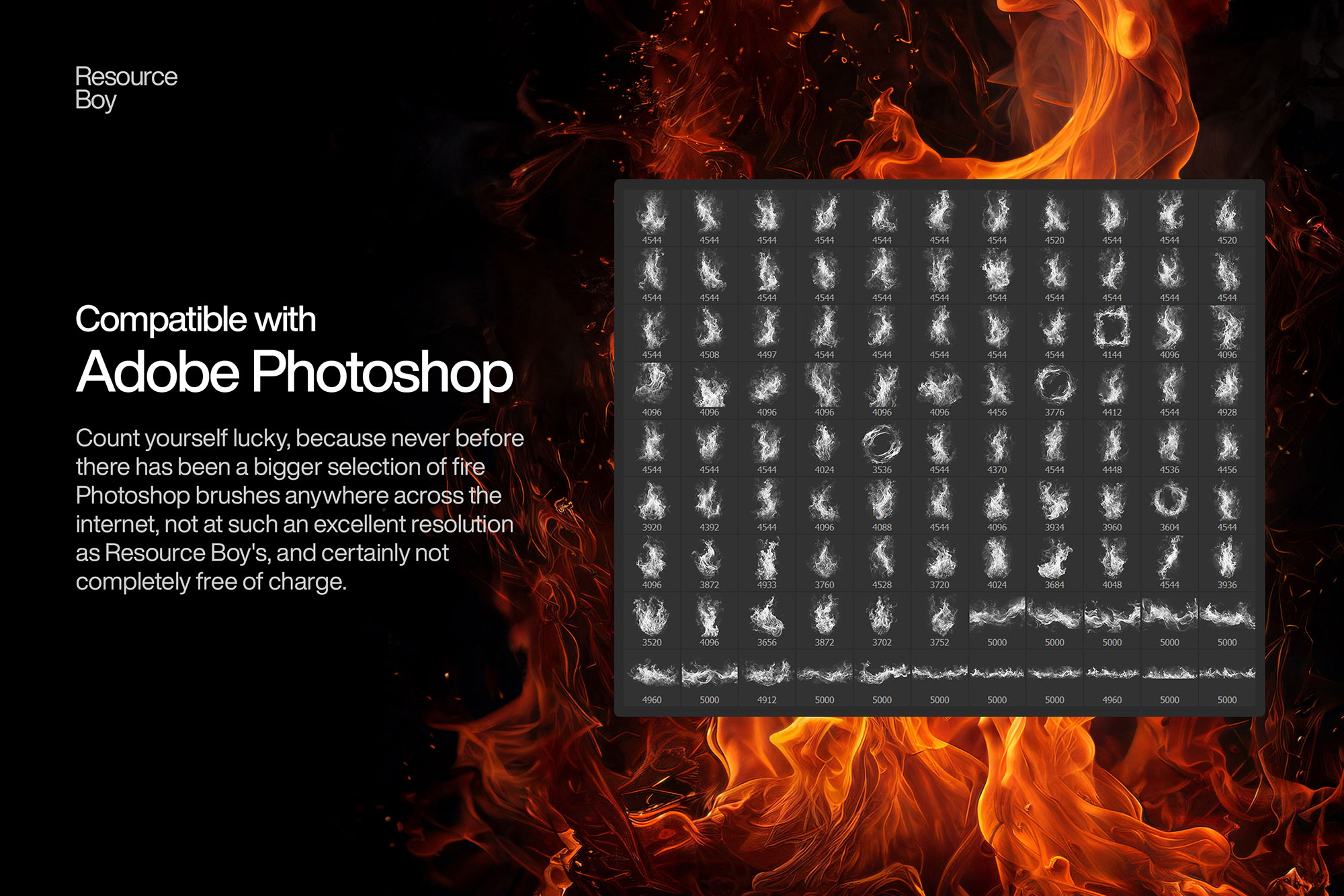 100 Fire Photoshop Brushes – Realistic Flame Effects for Stunning Designs