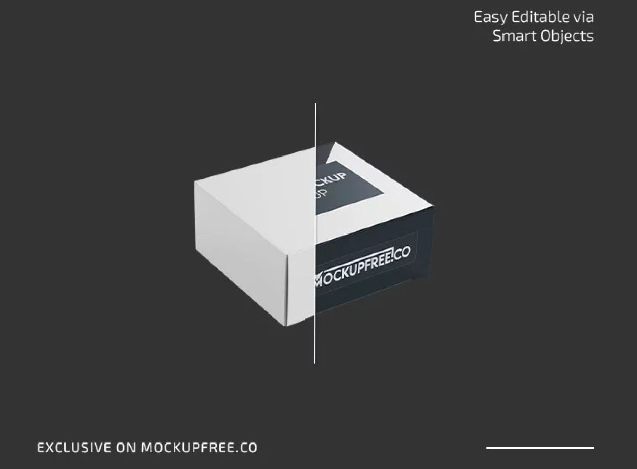 3 Sights of Box Mockup – Professional Packaging Design Templates
