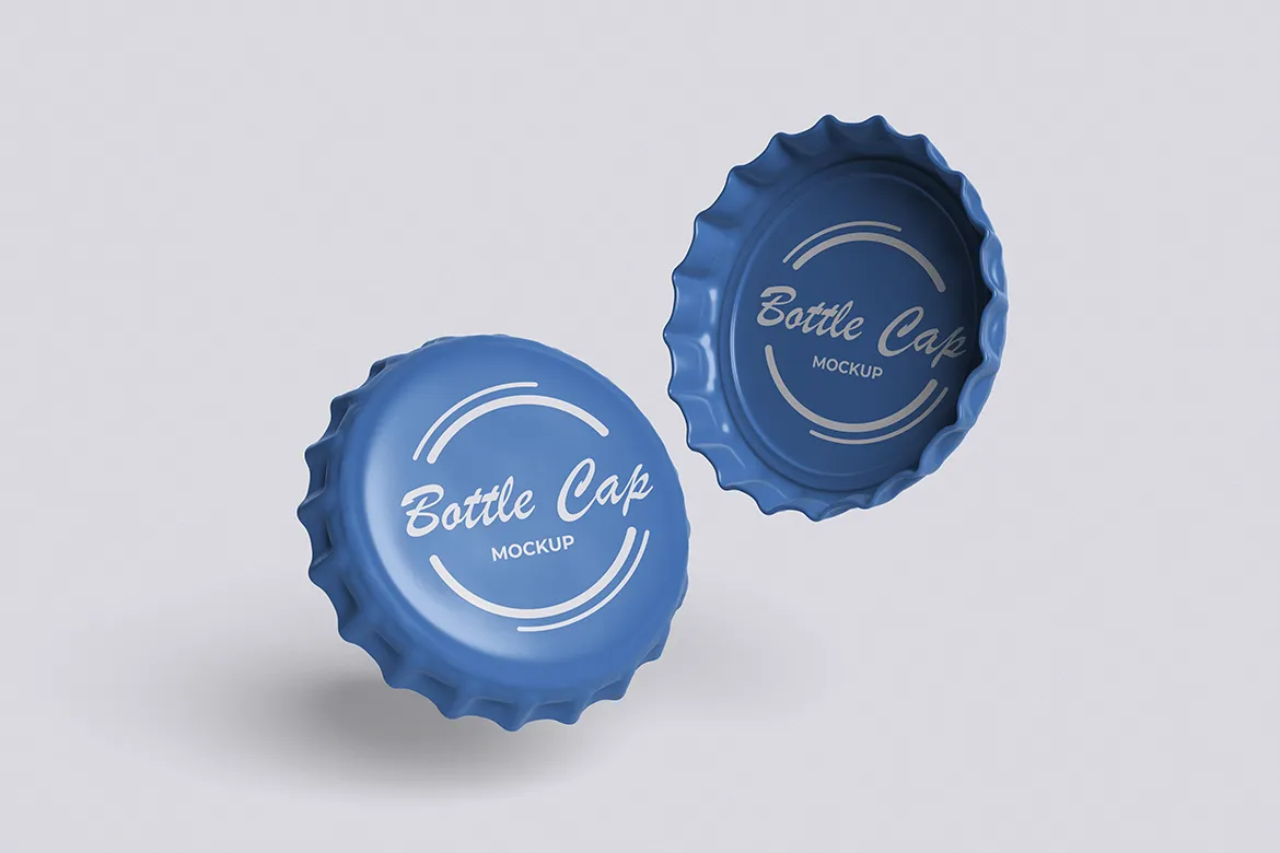 Bottle Cap Mockup – Realistic Packaging Design Template