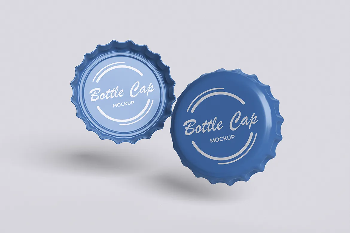 Bottle Cap Mockup – Realistic Packaging Design Template