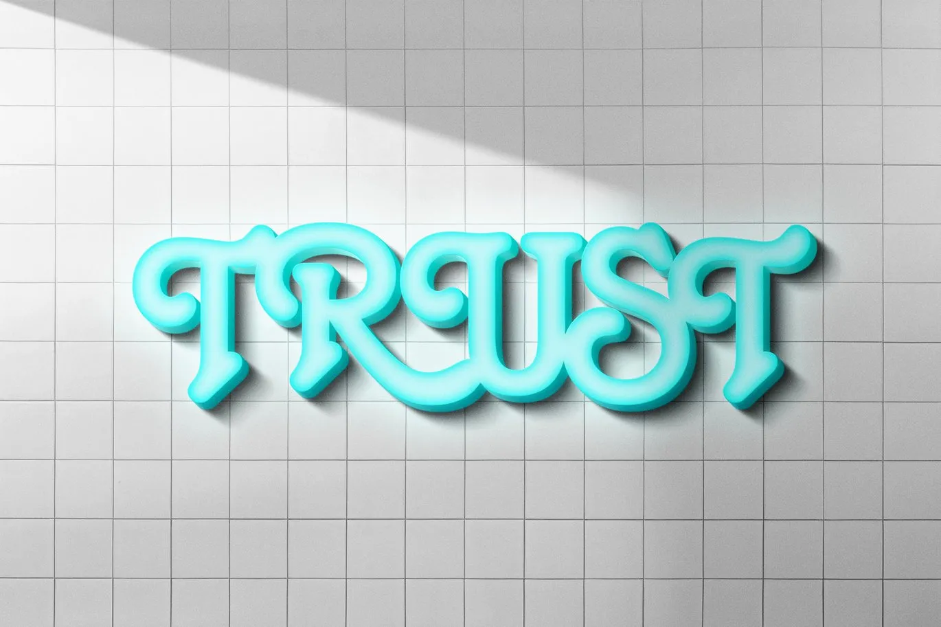 Bright Retro 3D Sign Mockups – Free & Editable PSD Templates