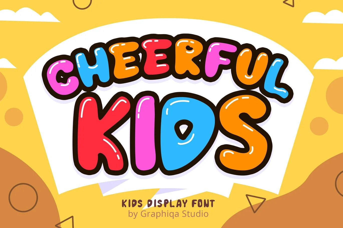 Cheerful Kids Display Font – Fun & Playful Typography for Creative Designs