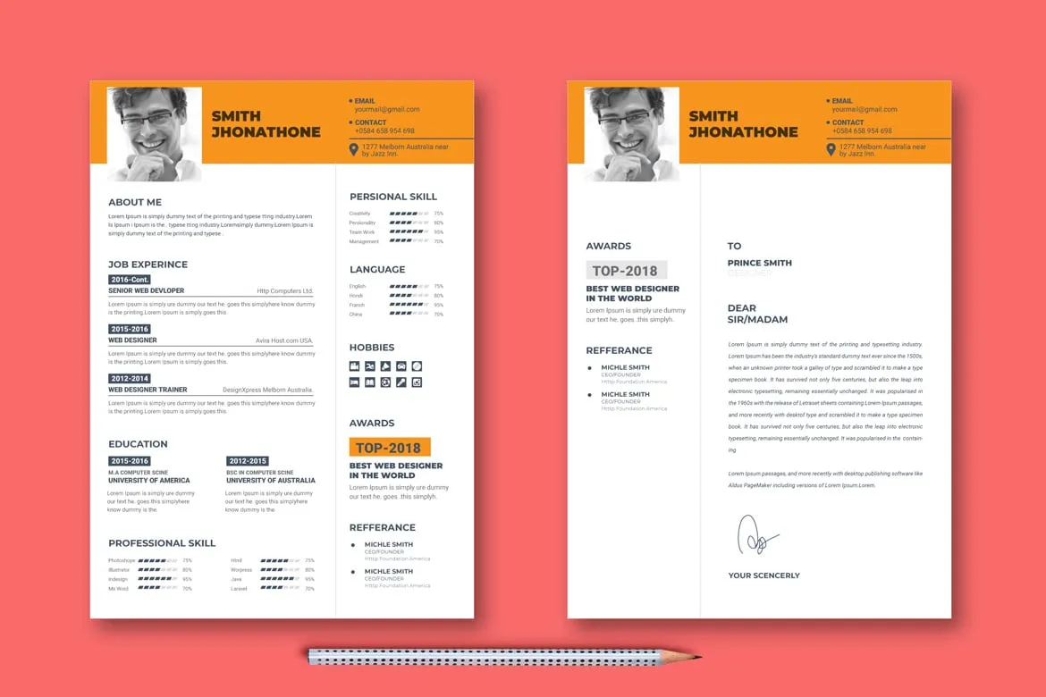 Clean Resume CV – Professional & Modern Templates for Job Success