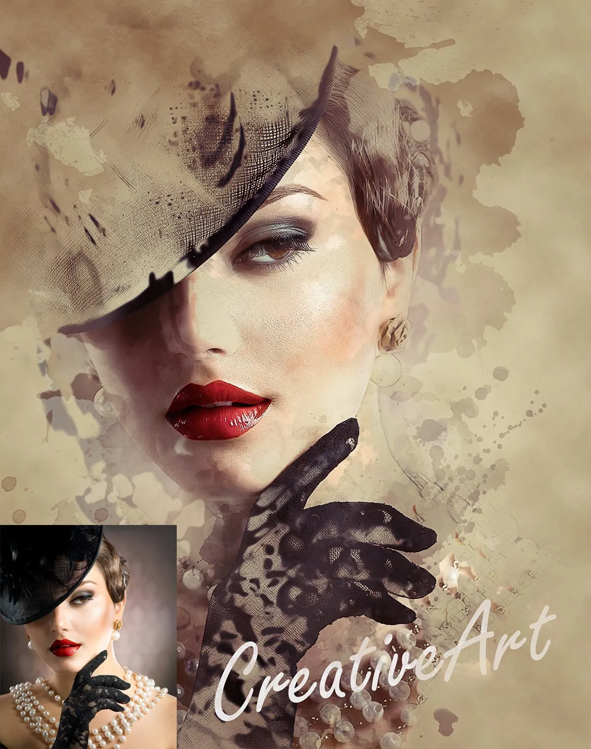 CreativeArt Photoshop Action – Transform Photos into Artistic Masterpieces