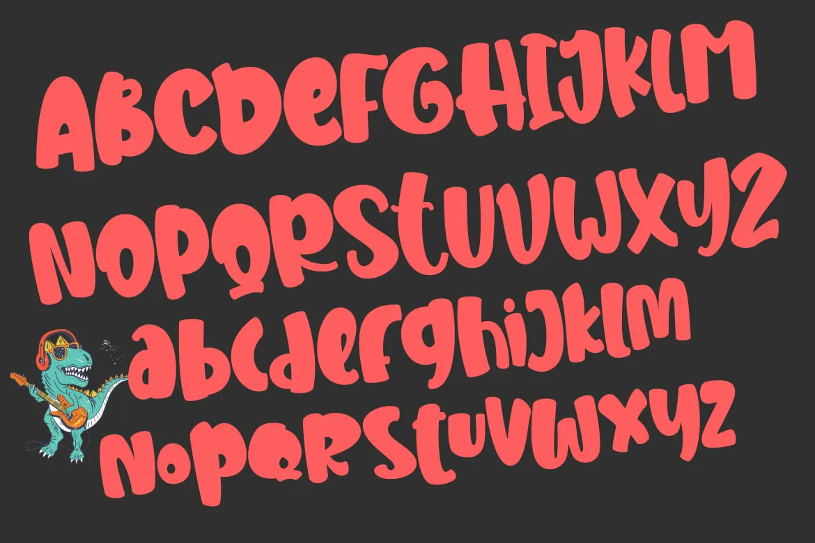 Dinoplay – Fun & Bold Display Font for Creative Projects