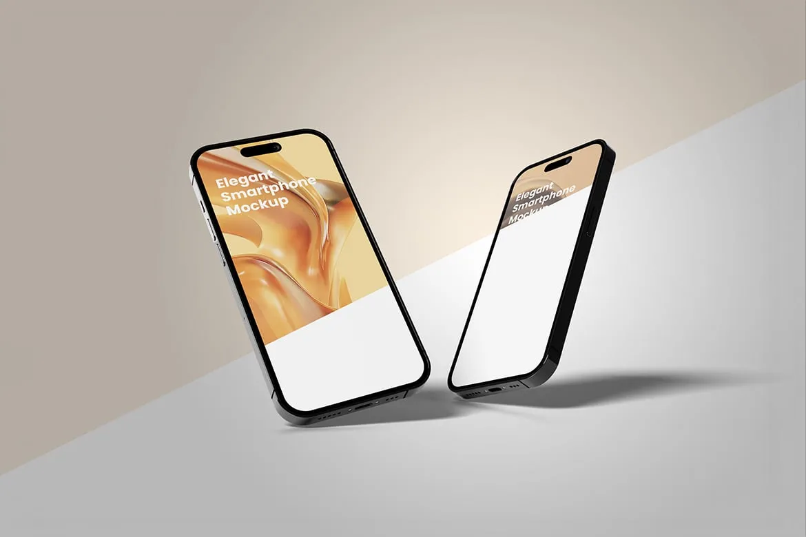 Elegant Smartphone Mockup V2 – Free & Premium PSD Design for Stunning Presentations