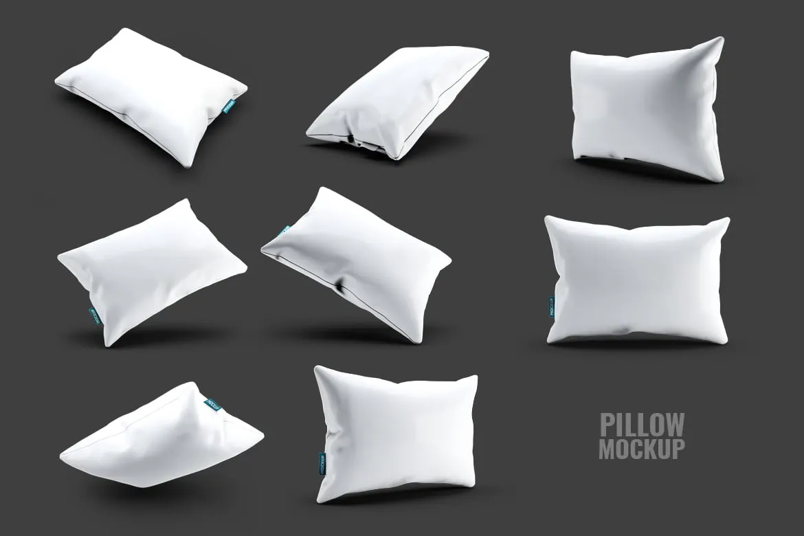 Fabric Pillow Mock-Up – Realistic PSD Presentation for Designs