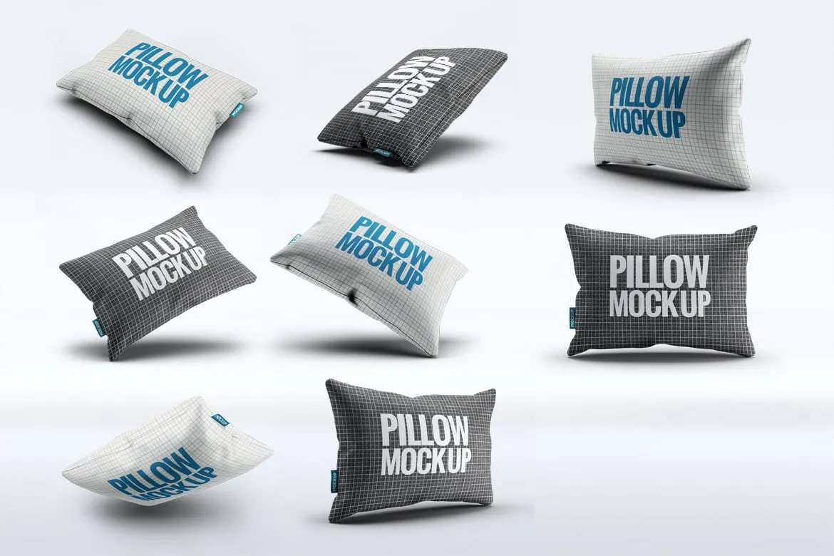 Fabric Pillow Mock-Up – Realistic PSD Presentation for Designs