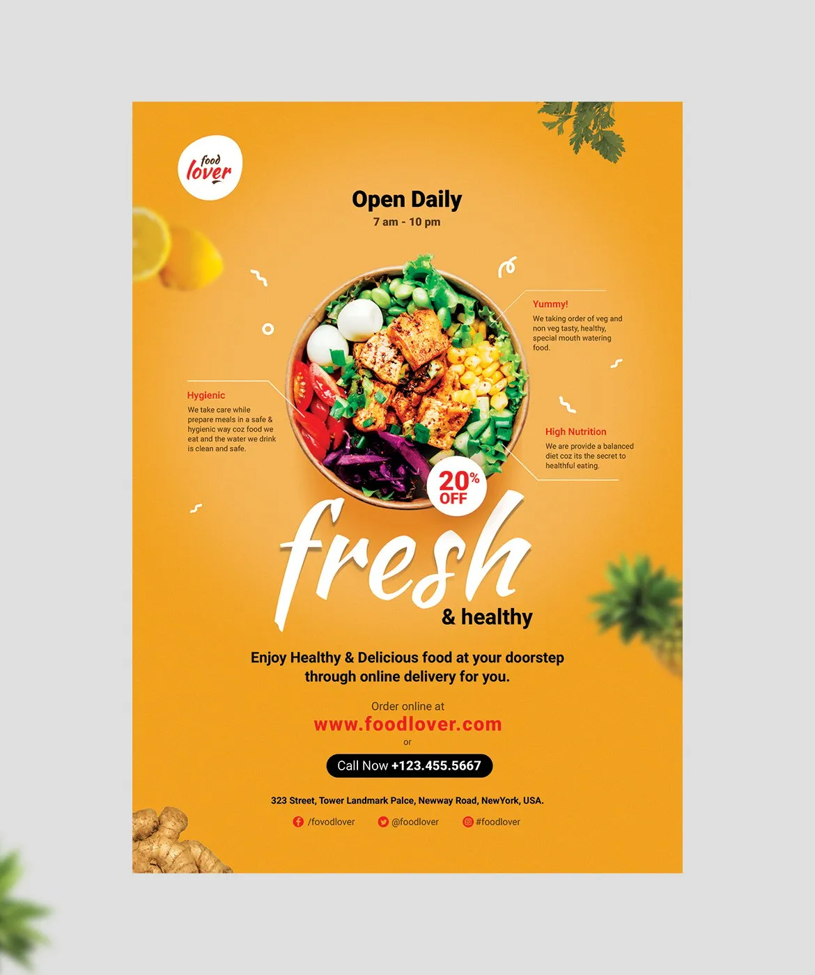 Food Restaurant Flyer – Editable Templates for Modern Dining Promotions