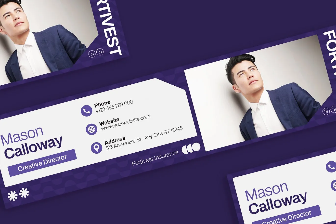 Fortivest Insurance – Professional LinkedIn Banner Template