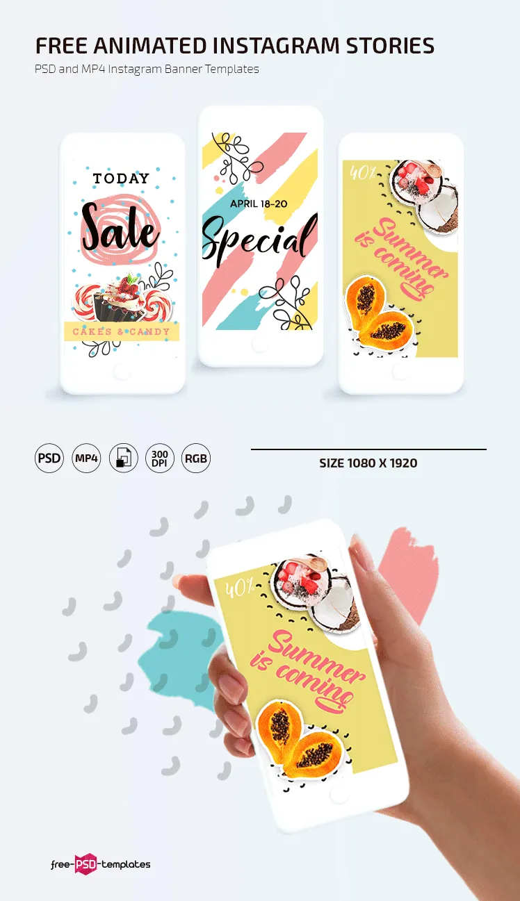 Free Animated Instagram Stories Templates – Editable & Ready to Use