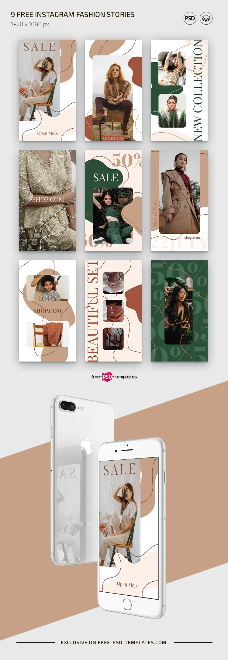 Free Instagram Fashion Stories Template