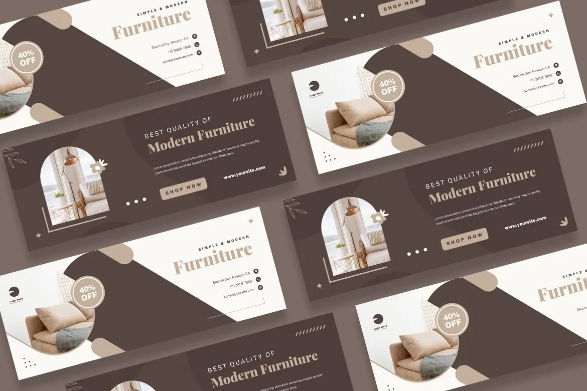 Furniture Facebook Cover – Free & Editable Social Media