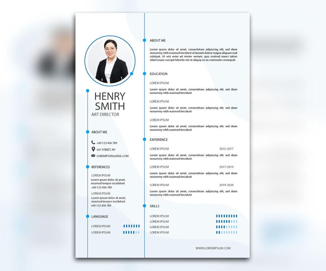 Minimalist CV Template Resume – Clean, Professional & Easy to Edit