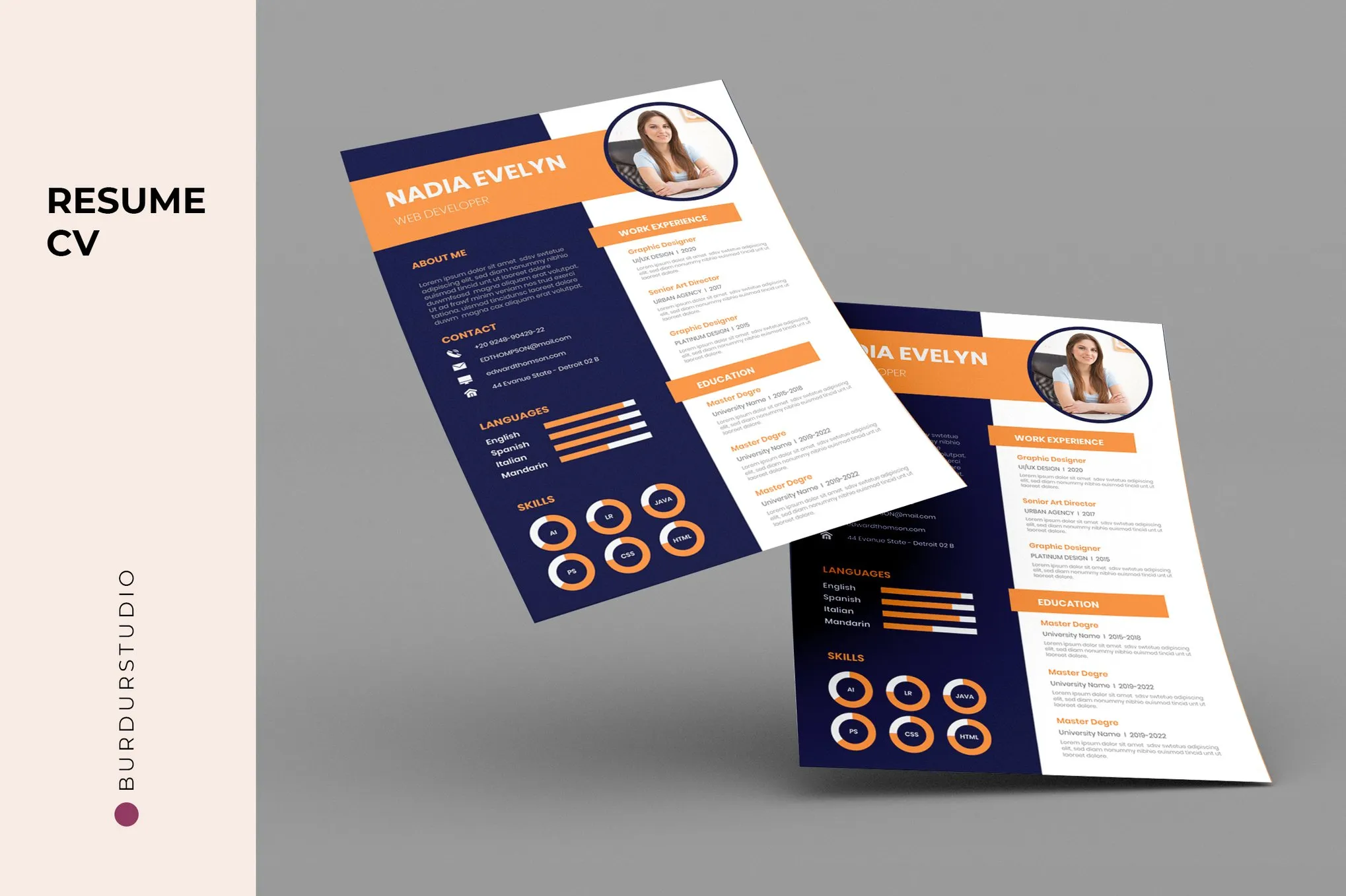 Professional Developer Resume – Modern & Editable Templates