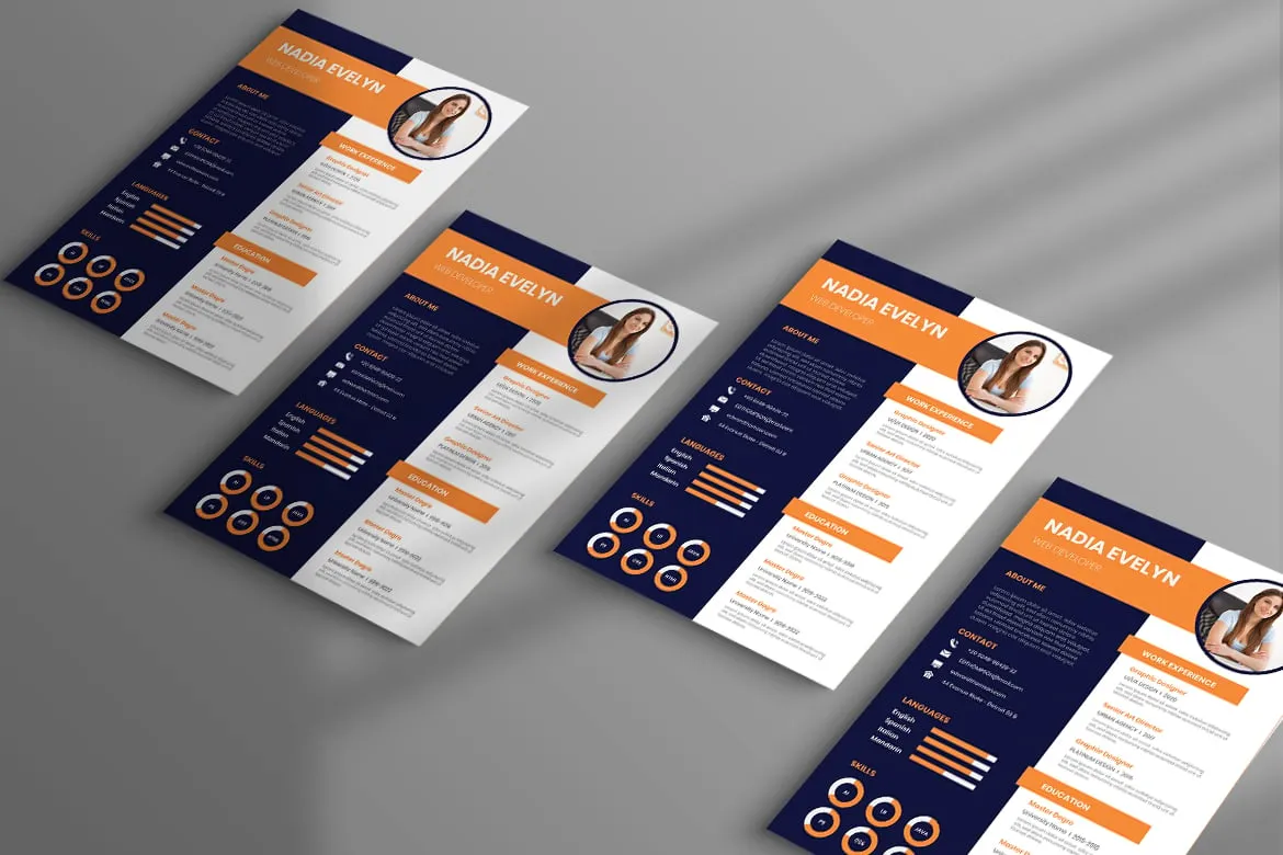 Professional Developer Resume – Modern & Editable Templates
