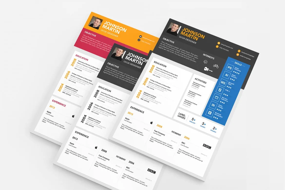 Simple Resume Template & Cover Letter – Clean & Professional Design
