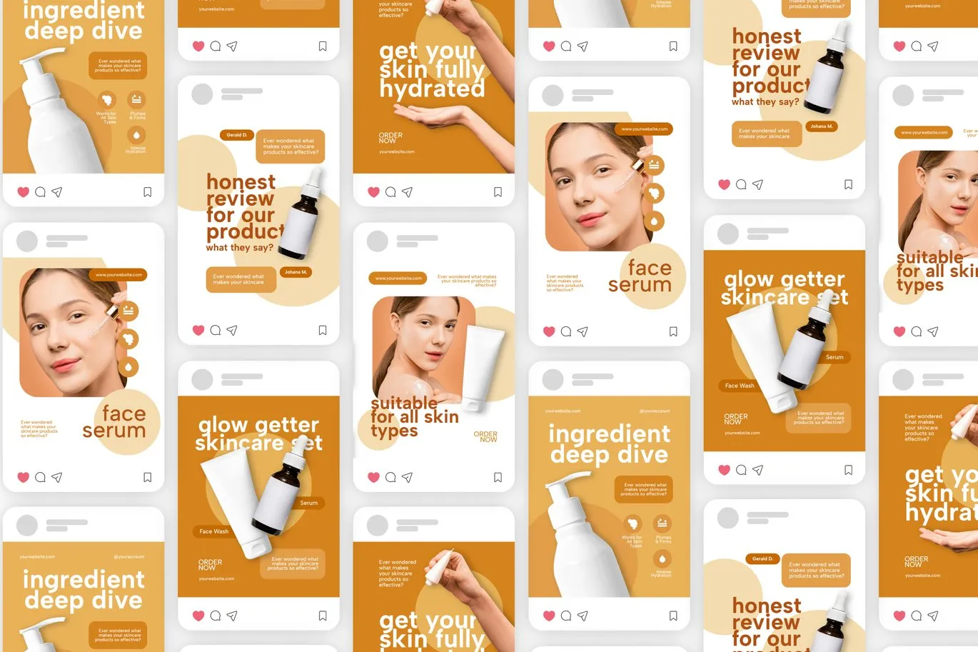 Skincare For You – Instagram Post Template (Free & Editable Design)