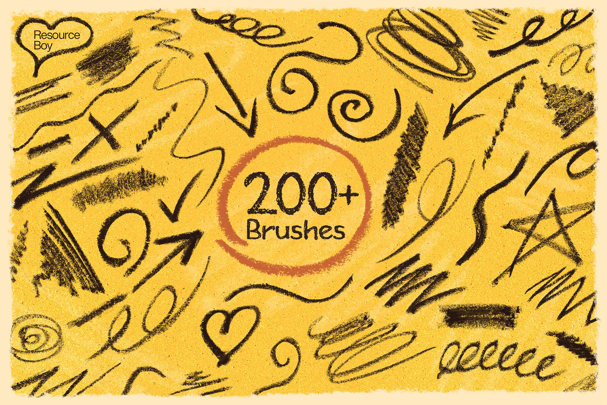 200+ Crayon Photoshop Brushes – Creative, Fun & Easy to Use