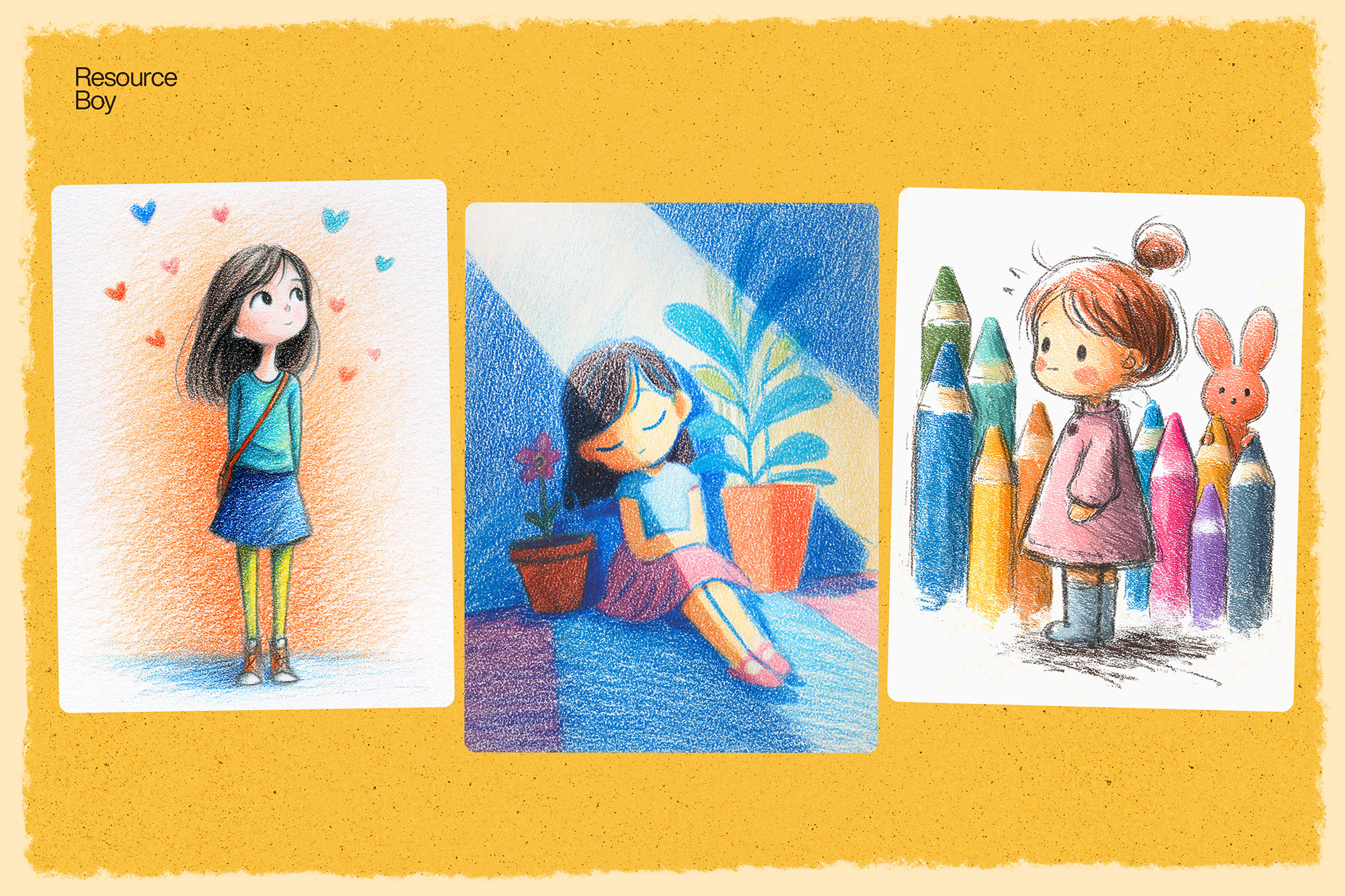 200+ Crayon Photoshop Brushes – Creative, Fun & Easy to Use